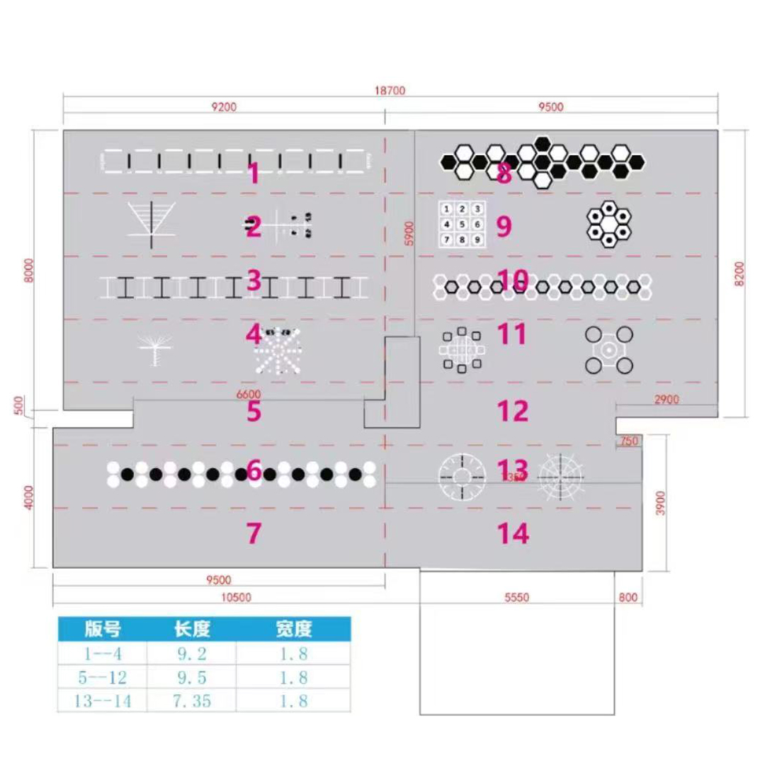 أرضيات PVC مخصصة للصالات الرياضية