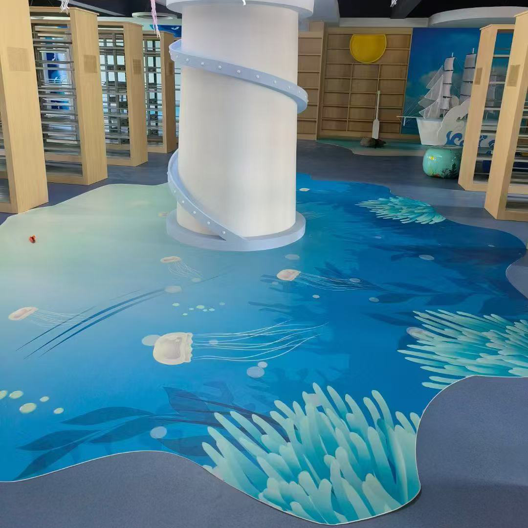 أرضيات PVC مخصصة لمناطق اللعب