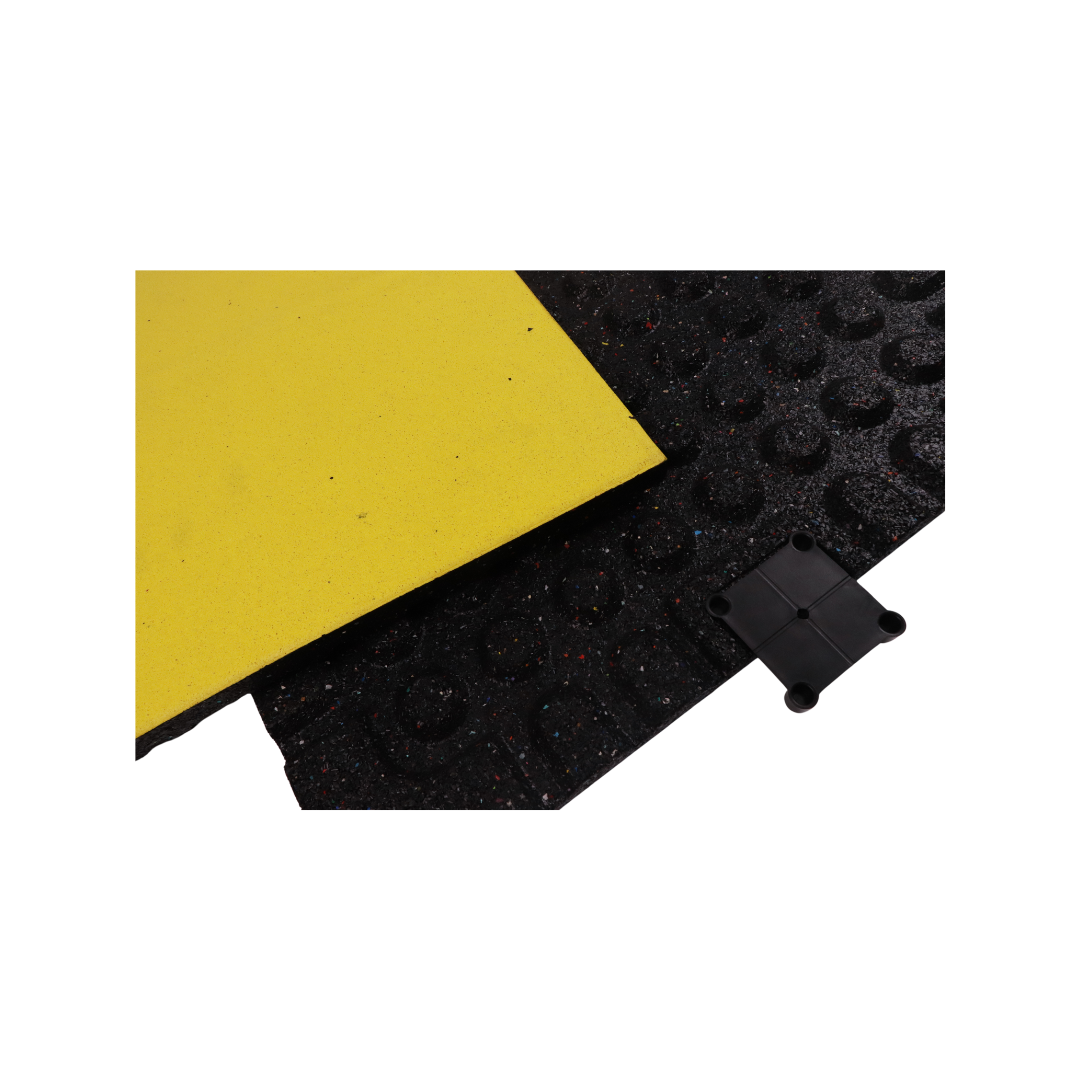 بلاط أرضيات مطاطي مركب 100% ملون