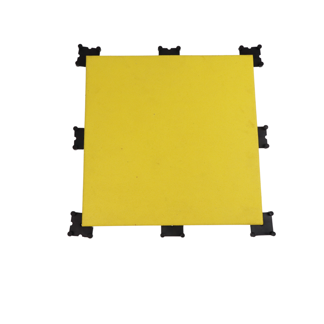 بلاط أرضيات مطاطي مركب 100% ملون