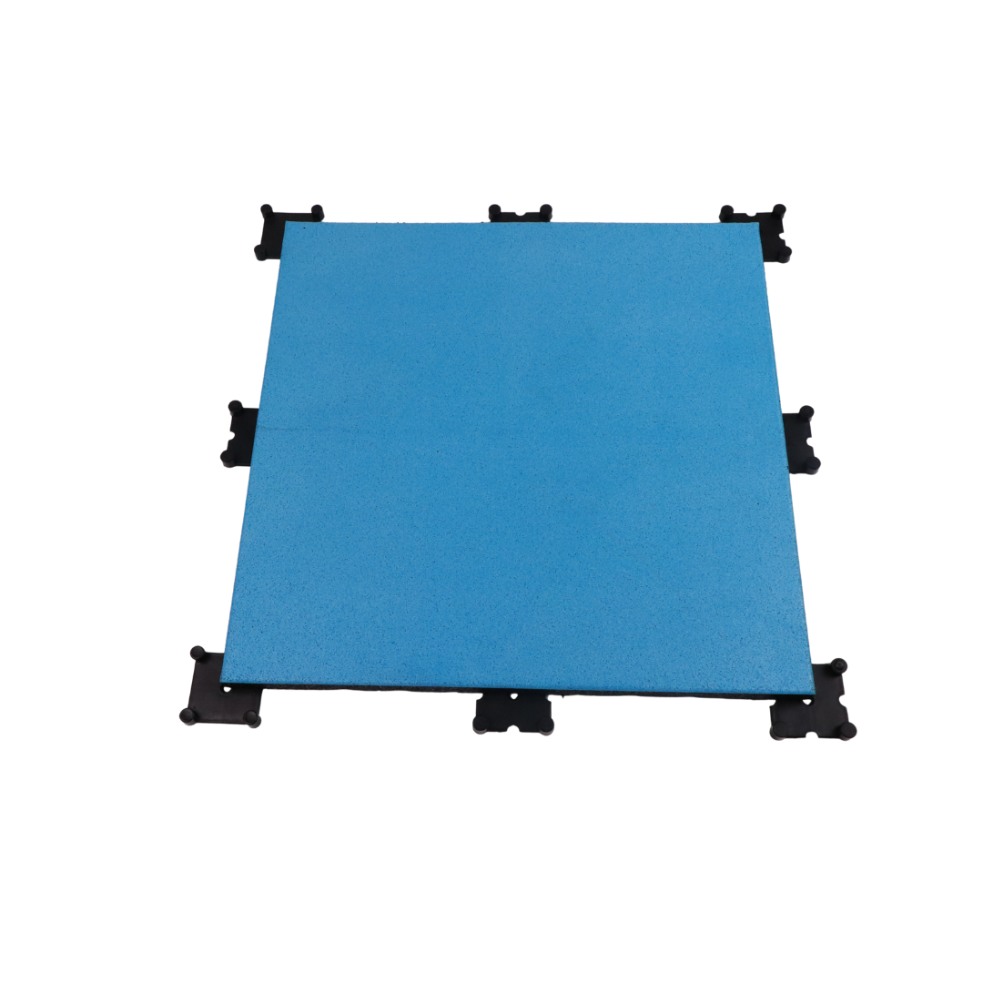 بلاط أرضيات مطاطي مركب 100% ملون