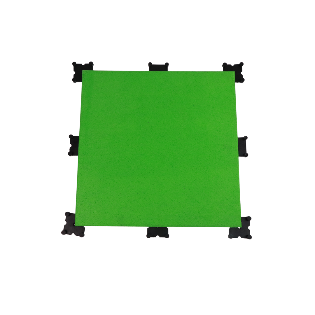 بلاط أرضيات مطاطي مركب 100% ملون