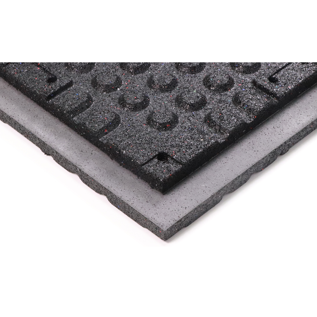 بلاط أرضيات مطاطي مركب 100% ملون