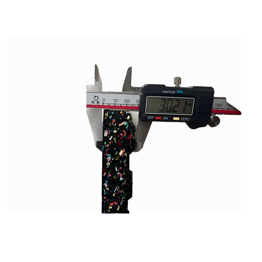 بلاط أرضيات مطاطي مقاس 3.0 سم للهندسة الرياضية